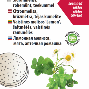 Sidrunmelissi, rohemündi, kummeli kettad Seemnekartul,Seed potatoes Mia 5kg