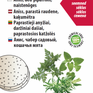 Aniisi, aed-piparrohu, naistenõgese kettad Aedtill ‘Mammut’