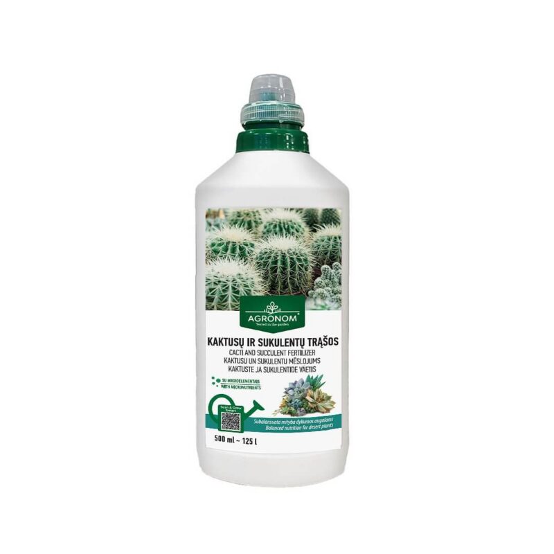 Kaktuste ja sukulentide väetis 500 ml Kaktuste ja sukulentide väetis 500 ml