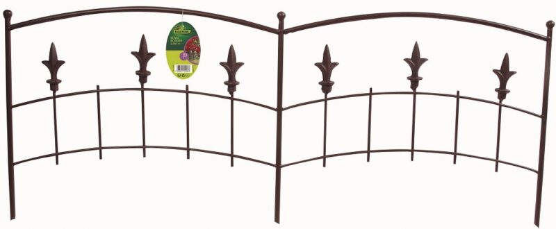 dekoratiivne aiaääris,Royal peenrapiire,mustriga metallääris,iluaia piire,eksklusiivne peenraääris