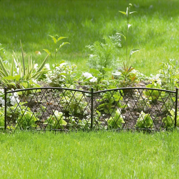 Металлический бордюр для клумб Classic 40 x 100 см, коричневый