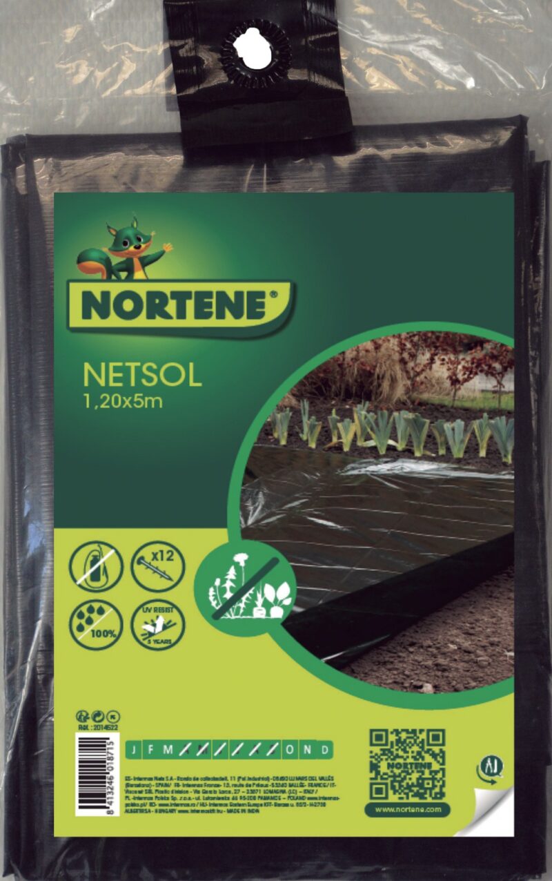 multikalvo, rikkaruohokalvo, Netsol-multikalvo, ekologinen rikkaruohojen torjunta, penkkikalvo kiinnikkeillä, uudelleenkäytettävä puutarhakalvo