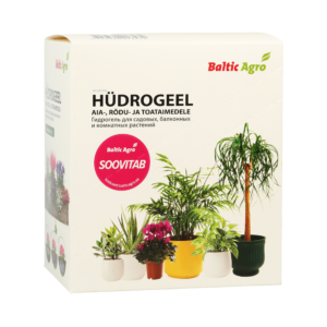 hydrogeeli,kosteudenvaraaja,kastelugeeli,veden varastointi maaperässä