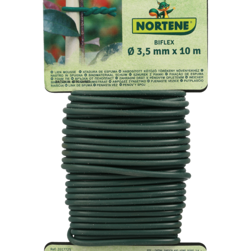 sidumistraat biflex 3,5 mm x 10 m roheline Biflex 3.5 mm, tying delicate plants, securing tomatoes, garden wire, soft garden wire