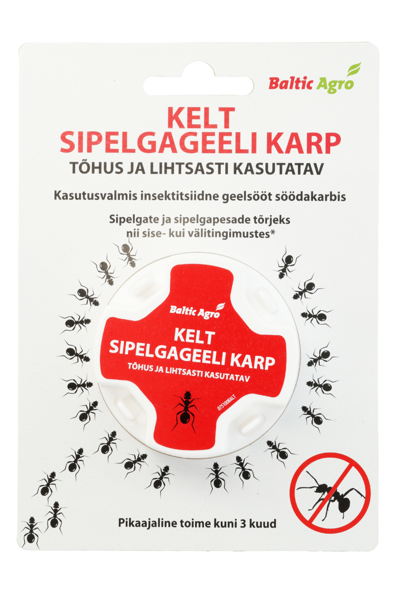 sipelgageeli karp kelt sipelgatõrje siseruumides,sipelgageel,Kelt sipelgasööt,sipelgapesa hävitamine,mustad sipelgad,sipelgamürk
