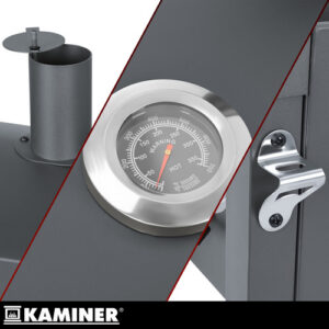 Kaminer aiagrill,söegrill kaanega,malmrestiga grill,reguleeritav söegrill,vastupidav aiagrill