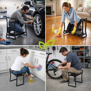 aiatool tööriistadega,põlvituspink aiatöödeks,GARDLOV aiapõlvik,ergonoomiline aiatool