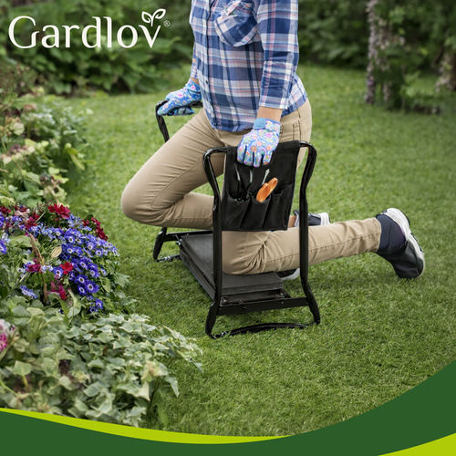 aiatool tööriistadega,põlvituspink aiatöödeks,GARDLOV aiapõlvik,ergonoomiline aiatool