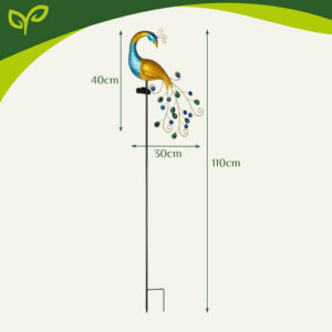 Садовый светильник на солнечной батарее «Павлин»
