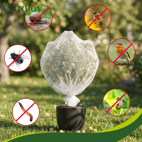 сетка от насекомых для сада, сетка для грядок, защитная сетка для растений, сетка от птиц, плотная садовая сетка 3x6 м, защита урожая, органическое земледелие, укрывной материал