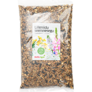 lilleniidu seemned 1kg,lillemuru rajamine,õitsev niit,lilleaas aeda,bioloogiline mitmekesisus,lilleniit seemned,mesilaste meelitamine,õitsev aed