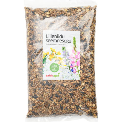 lilleniidu seemned 1kg,lillemuru rajamine,õitsev niit,lilleaas aeda,bioloogiline mitmekesisus,lilleniit seemned,mesilaste meelitamine,õitsev aed