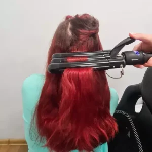 lainelokkide tangid kolme haruga juukselokkijad,keraamiline lainelokkide tangid,Soulima juuksestilistika seade,kiirelt kuumenev lokitang,salongikvaliteediga soeng kodus