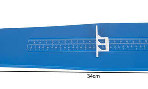 foot measuring device for children and adults,accurate foot measurement,shoe size gauge,buying shoes online,Malatec measuring board