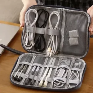 kaablite organisaator,juhtmete kott,reisikott laadijatele,elektroonika organisaator,veekindel kaablite kott