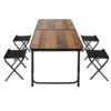 5900779962422 Kokkupandav matkalaud 4 tooliga