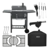 Söegrill kaanega 105x110x50 cm